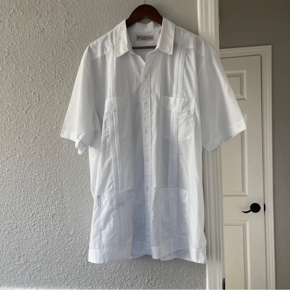 my cuban store Other - My Cuban store Men's White Short Sleeve Shirt XXL